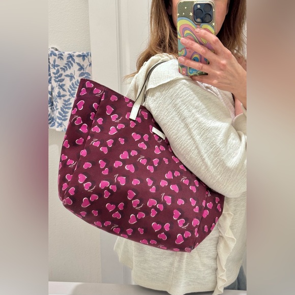 Gucci Heart Tote Limited Edition bordeaux and pink with COA - Picture 4 of 17